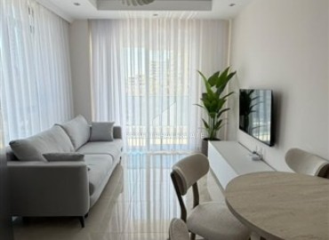 Стильные апартаменты с одной спальней, 45,4м², в новом элитном комплексе в 450м от моря, в Махмутларе, Алания ID-19366 фото-2