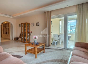 Готовая к проживанию, трехкомнатная квартира, 115м², в резиденции с бассейном в 500м от моря в районе Алании Тосмур ID-19367 фото-6