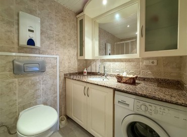 Готовая к проживанию, трехкомнатная квартира, 115м², в резиденции с бассейном в 500м от моря в районе Алании Тосмур ID-19367 фото-24