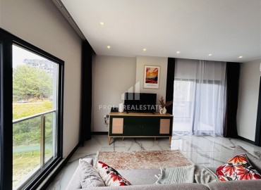 Двухкомнатные меблированные апартаменты, 70м² в элитном комплексе, в Авсалларе, Алания, в 900м от пляжа Инджекум ID-19368 фото-5