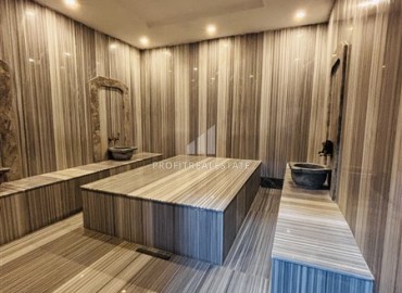 Двухкомнатные меблированные апартаменты, 70м² в элитном комплексе, в Авсалларе, Алания, в 900м от пляжа Инджекум ID-19368 фото-11