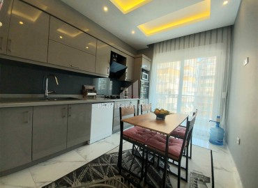 Элегантная трехкомнатная квартира, 115м², с отдельной кухней в комплексе премиум класса в Махмутларе, Алания, под ВНЖ ID-19370 фото-7