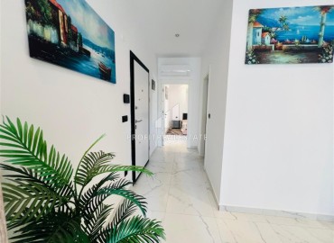 Стильная двухкомнатная квартира, 54м², в комфортабельном комплексе в Махмутларе, Алания, 550м от моря ID-19375 фото-4