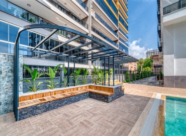 Стильная двухкомнатная квартира, 54м², в комфортабельном комплексе в Махмутларе, Алания, 550м от моря ID-19375 фото-10