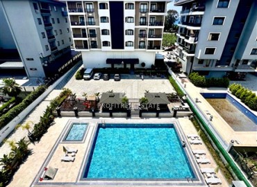 Квартира с двумя спальнями, 100м², без мебели в комплексе премиум класса в 200м от моря в районе Каргыджак, Алания ID-19377 фото-1