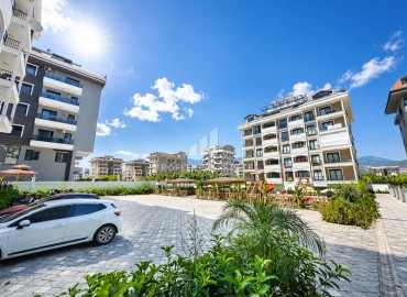 Квартира с двумя спальнями, 100м², без мебели в комплексе премиум класса в 200м от моря в районе Каргыджак, Алания ID-19377 фото-24
