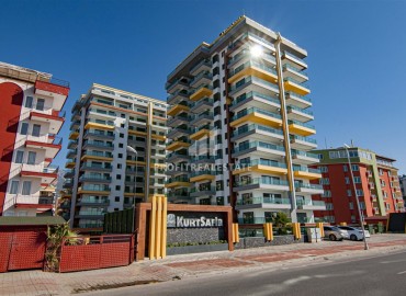 Элегантная квартира 2+1, 90м² с видом на море в элитном комплексе на первой береговой линии Махмутлара, Алания ID-19380 фото-1