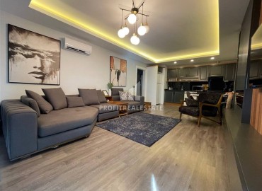 Элегантная квартира 2+1, 90м² с видом на море в элитном комплексе на первой береговой линии Махмутлара, Алания ID-19380 фото-2