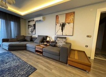 Элегантная квартира 2+1, 90м² с видом на море в элитном комплексе на первой береговой линии Махмутлара, Алания ID-19380 фото-9