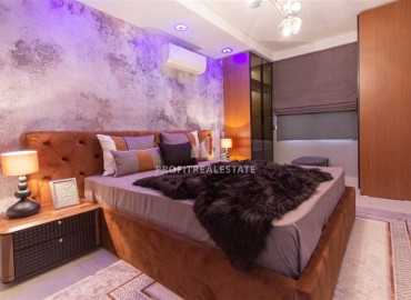 Элегантная квартира 2+1, 90м² с видом на море в элитном комплексе на первой береговой линии Махмутлара, Алания ID-19380 фото-15