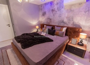 Элегантная квартира 2+1, 90м² с видом на море в элитном комплексе на первой береговой линии Махмутлара, Алания ID-19380 фото-16