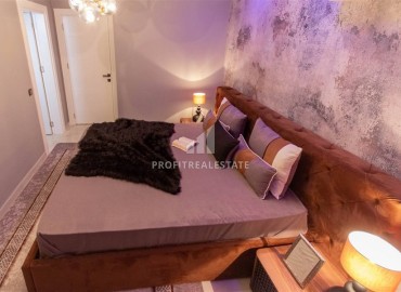 Элегантная квартира 2+1, 90м² с видом на море в элитном комплексе на первой береговой линии Махмутлара, Алания ID-19380 фото-17