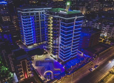 Элегантная квартира 2+1, 90м² с видом на море в элитном комплексе на первой береговой линии Махмутлара, Алания ID-19380 фото-27