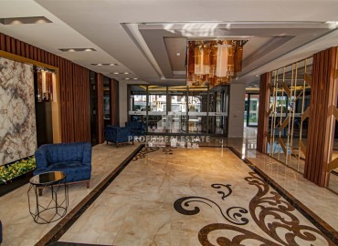Элегантная квартира 2+1, 90м² с видом на море в элитном комплексе на первой береговой линии Махмутлара, Алания ID-19380 фото-34
