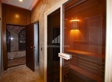 Элегантная квартира 2+1, 90м² с видом на море в элитном комплексе на первой береговой линии Махмутлара, Алания ID-19380 фото-44