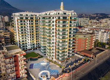 Элегантная квартира 2+1, 90м² с видом на море в элитном комплексе на первой береговой линии Махмутлара, Алания ID-19380 фото-50