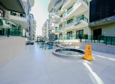 Двухкомнатные апартаменты, 55м², в масштабном комплексе премиум класса, в центре Алании, 120м от моря ID-19383 фото-12