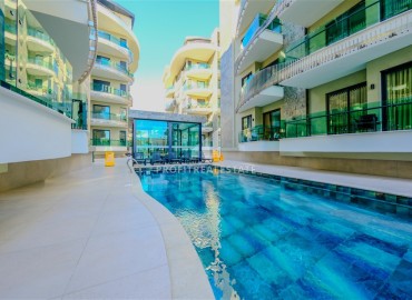 Двухкомнатные апартаменты, 55м², в масштабном комплексе премиум класса, в центре Алании, 120м от моря ID-19383 фото-15