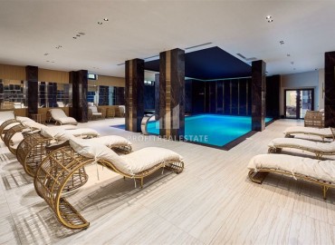 Двухкомнатные апартаменты, 55м², в масштабном комплексе премиум класса, в центре Алании, 120м от моря ID-19383 фото-18