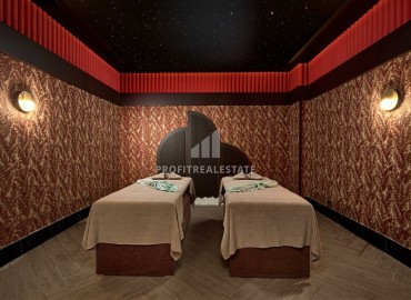 Двухкомнатные апартаменты, 55м², в масштабном комплексе премиум класса, в центре Алании, 120м от моря ID-19383 фото-22