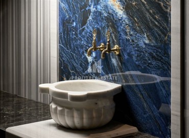 Двухкомнатные апартаменты, 55м², в масштабном комплексе премиум класса, в центре Алании, 120м от моря ID-19383 фото-35