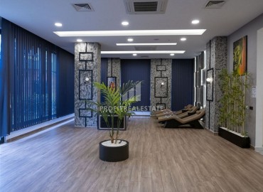 Уютная двухкомнатная квартира, 53м², в элитном комплексе с отличной локацией в 500м от моря в Махмутларе, Алания ID-19384 фото-40