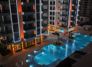 Апартаменты с одной спальней, 60м², с чистовой отделкой в новом элитном комплексе в 450м от моря, в Махмутларе, Алания ID-19386 фото-19