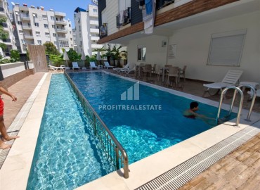 Трехкомнатная квартира с отдельной кухней, 80м² в комплексе с бассейном в Анталии, район Муратпаша ID-18387 фото-10