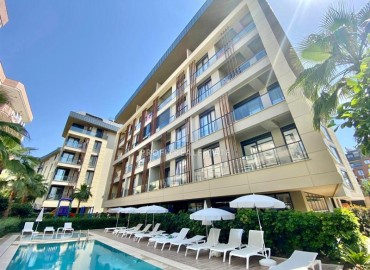 Симпатичная двухкомнатная квартира, 56м², в малоквартирной комфортабельной резиденции в центре Алании, 200м от моря ID-18546 фото-22
