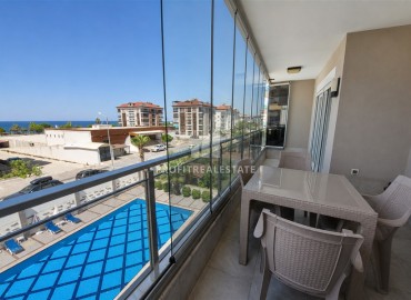 Уютная двухкомнатная квартира, 65м², в комплексе премиум класса в 100м от моря в районе Кестель, Алания ID-19394 фото-12
