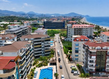 Уютная двухкомнатная квартира, 65м², в комплексе премиум класса в 100м от моря в районе Кестель, Алания ID-19394 фото-17