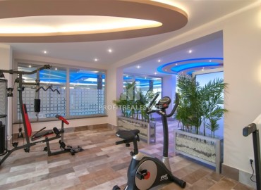 Уютная двухкомнатная квартира, 65м², в комплексе премиум класса в 100м от моря в районе Кестель, Алания ID-19394 фото-21