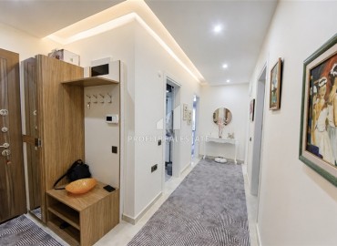Просторная квартира с двумя спальнями, 120м², с видом на Аланийскую крепость в резиденции с бассейном в центре Алании ID-19395 фото-4