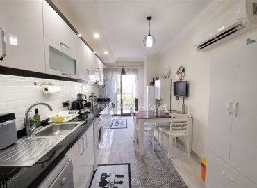 Просторная квартира с двумя спальнями, 120м², с видом на Аланийскую крепость в резиденции с бассейном в центре Алании ID-19395 фото-11