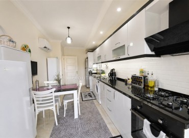 Просторная квартира с двумя спальнями, 120м², с видом на Аланийскую крепость в резиденции с бассейном в центре Алании ID-19395 фото-12