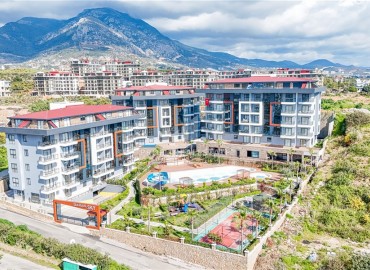 Стильная квартира 1+1, 50м² в новостройке с обширной инфраструктурой и отличной локацией в Кестеле, Алания ID-19396 фото-1