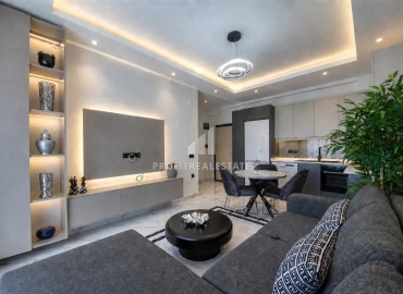 Стильная квартира 1+1, 50м² в новостройке с обширной инфраструктурой и отличной локацией в Кестеле, Алания ID-19396 фото-4