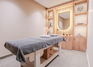 Фешенебельный дуплекс 3+1, 145м², с личным садом 90м² в элитном комплексе в Каргыджаке, Алания ID-19399 фото-18