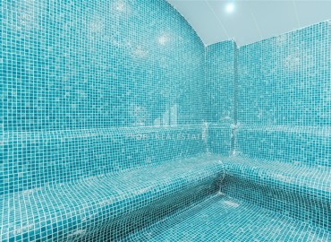 Фешенебельный дуплекс 3+1, 145м², с личным садом 90м² в элитном комплексе в Каргыджаке, Алания ID-19399 фото-24