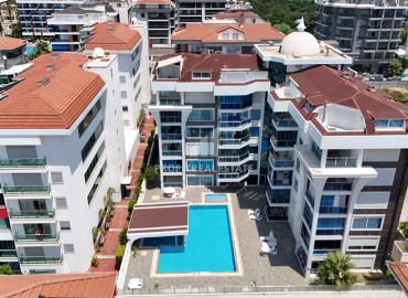 Видовой перевернутый меблированный дуплекс 4+1, 160м², в отличном комплексе в 150м от моря в районе Кестель, Алания ID-19400 фото-33