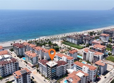 Видовой перевернутый меблированный дуплекс 4+1, 160м², в отличном комплексе в 150м от моря в районе Кестель, Алания ID-19400 фото-39