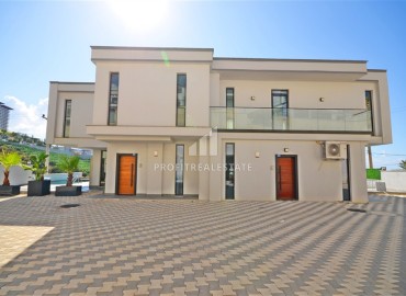 Великолепная меблированная вилла 3+1, 180м², с потрясающим видом в элитном комплексе вилл в Каргыджаке, Алания ID-19401 фото-25