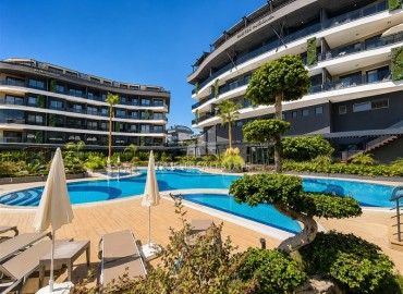 Стильные двухкомнатные апартаменты, 52м², с видом на горы в новом элитном комплексе в Оба, Алания ID-19405 фото-1