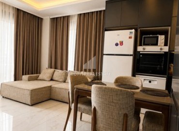 Стильные двухкомнатные апартаменты, 52м², с видом на горы в новом элитном комплексе в Оба, Алания ID-19405 фото-4