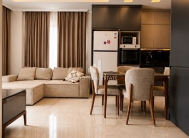 Стильные двухкомнатные апартаменты, 52м², с видом на горы в новом элитном комплексе в Оба, Алания ID-19405 фото-5