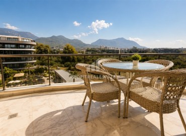 Стильные двухкомнатные апартаменты, 52м², с видом на горы в новом элитном комплексе в Оба, Алания ID-19405 фото-16