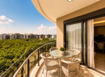 Стильные двухкомнатные апартаменты, 52м², с видом на горы в новом элитном комплексе в Оба, Алания ID-19405 фото-17