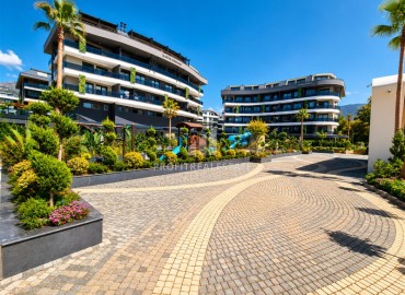 Стильные двухкомнатные апартаменты, 52м², с видом на горы в новом элитном комплексе в Оба, Алания ID-19405 фото-26
