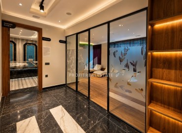 Стильные двухкомнатные апартаменты, 52м², с видом на горы в новом элитном комплексе в Оба, Алания ID-19405 фото-31
