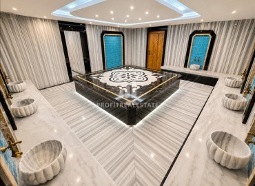 Стильные двухкомнатные апартаменты, 52м², с видом на горы в новом элитном комплексе в Оба, Алания ID-19405 фото-44